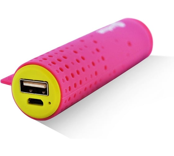 Внешняя аккумуляторная батарея AMPERIN AI-TUBE P 3100mAh (11Wh) розовая 013336
