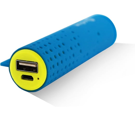 Внешняя аккумуляторная батарея AMPERIN AI-TUBE B 3100mAh (11Wh) голубая 013337