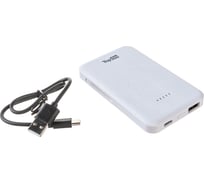 Внешний аккумулятор TopOn 5000mAh магнитная беспроводная зарядка 15W, PD 20W Белый TOP-M5W