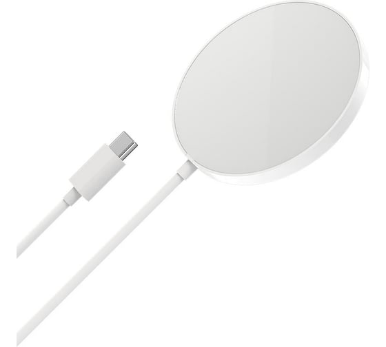 Беспроводная зарядка Hoco CW28 Original series magnetic wireless fast charger, 15W, белый 803312