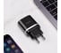 Зарядное устройство Hoco c12Q Smart QC3.0, кабель Type-C, один порт USB, 5V, 3.0A, черный 820516 3