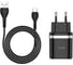 Зарядное устройство Hoco c12Q Smart QC3.0, кабель Type-C, один порт USB, 5V, 3.0A, черный 820516 1