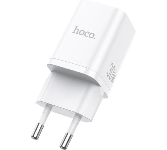Зарядное устройство Hoco N13 Bright PD30W+QC3.0 два порта 1*USB-A, 1*Type-C, белый 801174