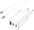 Зарядное устройство Hoco N16 Scenery 65W три порта 1*USB-A, 2*Type-C GaN, белый 801171 1