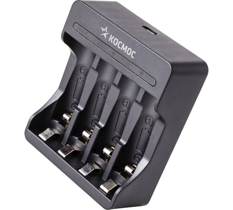 Зарядное устройство КОСМОС 1-4 АА/ААА питание от USB шнура, автоотключение KOC903USB