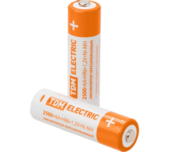 Аккумулятор TDM ELECTRIC AA-2500 mAh Ni-MH BP-2 SQ1702-0071