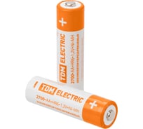 Аккумулятор TDM ELECTRIC AA-2700 mAh Ni-MH BP-2 SQ1702-0072
