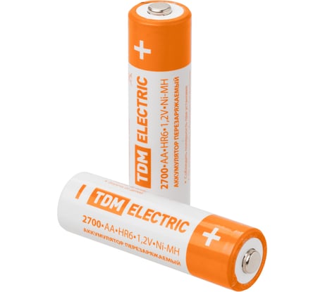 Аккумулятор TDM ELECTRIC AA-2700 mAh Ni-MH BP-2 SQ1702-0072