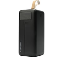 Портативный аккумулятор Gembird 50000мАч, QC/PD, дисплей, черный GPB-50Q