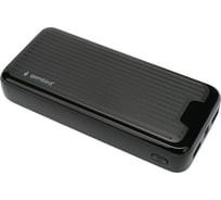 Портативный аккумулятор Gembird 20000мАч, 2A, черный GPB-20
