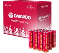 Батарейка DAEWOO Высоковольтный элемент питания алкалиновый A27/8LR732 12В Energy Alkaline BL-1 (упаковка 12шт) 5063556