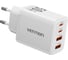 Сетевое зарядное устройство на 4 порта GaN VENTION 50W USB (C+C+A+A) Белый FCHW0-EU 3