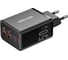 Сетевое зарядное устройство на 4 порта GaN VENTION 50W USB (C+C+A+A) Чёрный FCHB0-EU 1