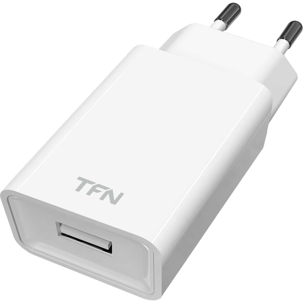  зарядное устройство TFN без кабеля 1A, белое TFN-WC1U1AWH .