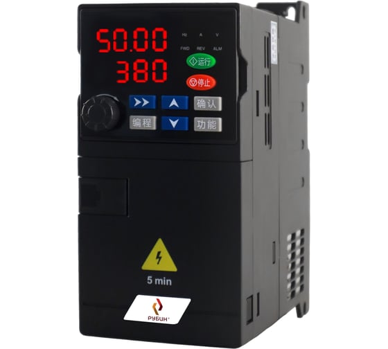 Частотный преобразователь Проф Рубин 0.75 КВт 380В. РЭ-ЧП07К