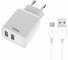 Сетевое зарядное устройство TFN 2 USB RAPID 2.4A + кабель microUSB, белый TFN-WCRPD12W2U02 1