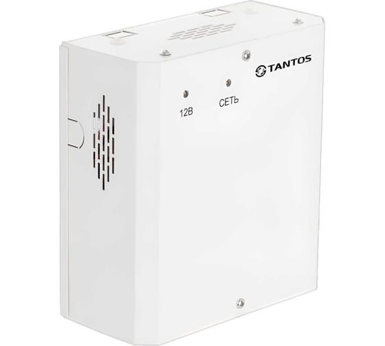 Источник вторичного питания Tantos ББП-20 TS резервированный 12В, 2А (max 2.5A) под АКБ 12В 7А∙ч. Без защиты от глубокого разряда аккумулятора. Электронная защита от КЗ при работе от АКБ. Корпус - металл, 160×162×75мм 00-00017390 1