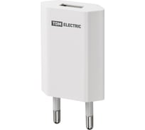 Сетевое зарядное устройство TDM ELECTRIC ELECTRIC СЗУ 1, 1 А, 1 USB, белый, SQ1810-0001