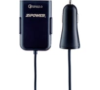USB зарядное устройство Zipower с удлинителем, QC3.0 5В/3,1А, 3 USB 5В/4,8A, 40Вт, 1,8м PM6672