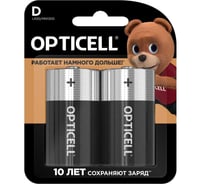 Батарейки OPTICELL Basic D 2шт 6051005