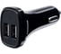 USB зарядное устройство Zipower с двумя портами, 2 USB 5В/4,8A, 24Вт smart, 6см, черный PM6683 1