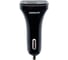 USB зарядное устройство Zipower с двумя портами, 2 USB 5В/4,8A, 24Вт smart, 6см, черный PM6683 2