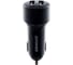 USB зарядное устройство Zipower с двумя портами, 2 USB 5В/4,8A, 24Вт smart, 6см, алюминиевый корпус, черный PM6684 2