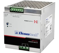 Блок питания на DIN рейку ELCOMTECH AC/DC 960W вход 100-240V,выход 24V 40A ADSDR-960-24 УТ-00035164