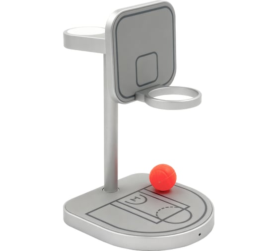 Беспроводное зарядное устройство 3 в 1 Basketball для Apple MAGSSORY с магнитами с поддержкой Qi2 WCH032 1