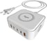 Зарядное устройство c беспроводной зарядкой AGNI 2 USB-A+3 USB-C 100W,белый,TP-CA02-E-GaN-бел TP-CA02-E-GaN-white 1