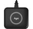 Зарядное устройство c беспроводной зарядкой AGNI 2USB-A+3 USB-C 100W,черный,TP-CA02-E-GaN-черн TP-CA02-E-GaN-black 2