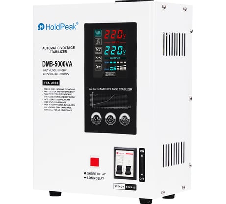 Однофазный стабилизатор напряжения HoldPeak DMB-5000VA