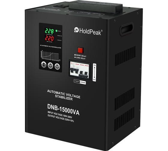 Однофазный стабилизатор напряжения HoldPeak DNB-15KVA 1