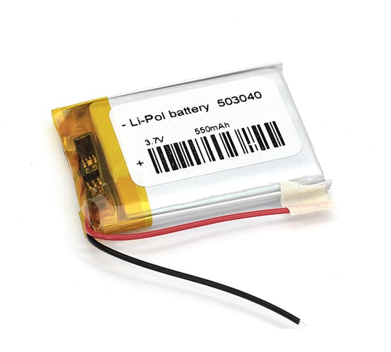 Аккумулятор Amperin Li-Pol батарея 5*30*40мм 2pin 3.7V/550mAh 79639 1