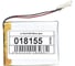 Аккумулятор Amperin Li-Pol батарея 4*40*50мм 2pin 3.7V/550mAh 18155 1