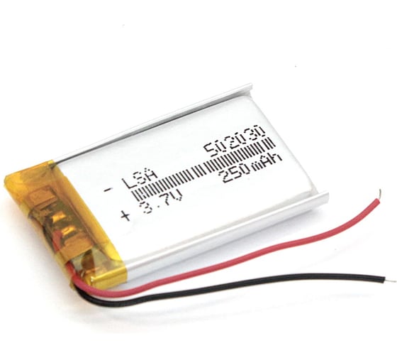 Аккумулятор Amperin Li-Pol батарея 5*20*30мм 2pin 3.7V/250mAh 79636 1