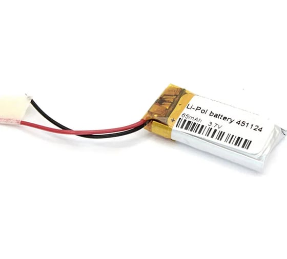 Аккумулятор Amperin Li-Pol батарея 4.5*11*24мм 2pin 3.7V/65mAh 79628 1
