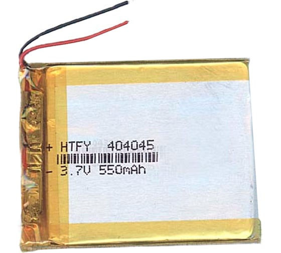 Аккумулятор Amperin Li-Pol батарея 4*40*45мм 2pin 3.7V/550mAh 19683 1