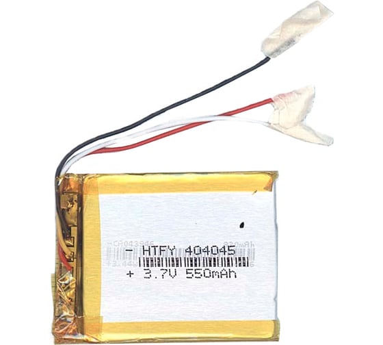 Аккумулятор Amperin Li-Pol батарея 4*40*45мм 3pin 3.7V/550mAh 17385 1