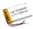 Аккумулятор Amperin Li-Pol батарея 5*34*50мм 2pin 3.7V/1500mAh 86280 1