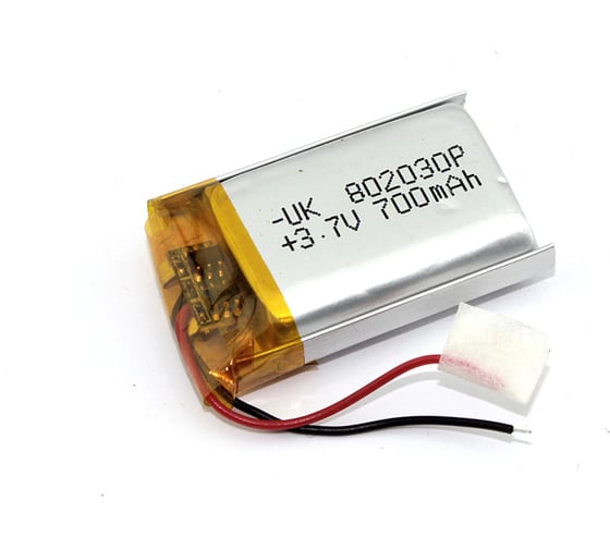 Аккумулятор Amperin Li-Pol батарея 8*20*30мм 2pin 3.7V/700mAh 86287 1