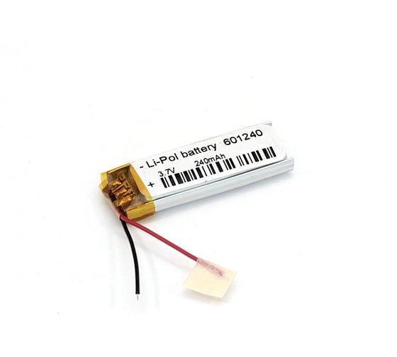 Аккумулятор Amperin Li-Pol батарея 6*12*40мм 2pin 3.7V/240mAh 79654 1