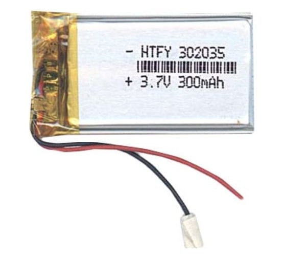 Аккумулятор Li-Pol (батарея) Amperin 3*20*35мм 2pin 3.7V/300mAh 17315 1