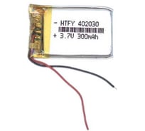 Аккумулятор Li-Pol (батарея) Amperin 4*20*30мм 2pin 3.7V/300mAh 19680