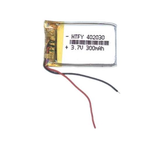 Аккумулятор Li-Pol (батарея) Amperin 4*20*30мм 2pin 3.7V/300mAh 19680 1