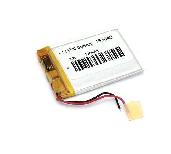 Аккумулятор Li-Pol (батарея) Amperin 2*30*40мм 2pin 3.7V/120mAh 79593 1