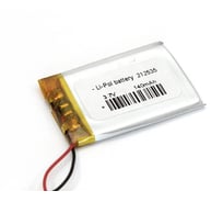 Аккумулятор Li-Pol (батарея) Amperin 2.1*25*35мм 2pin 3.7V/140mAh 79595