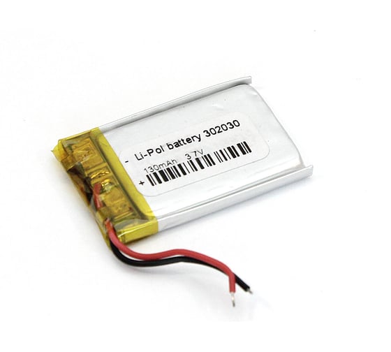 Аккумулятор Li-Pol (батарея) Amperin 3*20*30мм 2pin 3.7V/130mAh 79611 1
