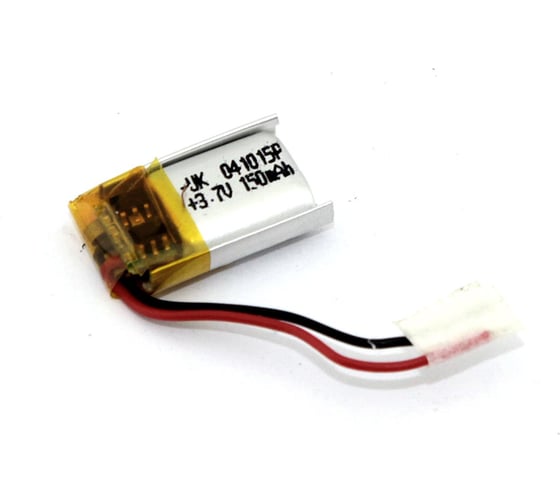 Аккумулятор Li-Pol (батарея) Amperin 4*10*15мм 2pin 3.7V/150mAh 86254 1