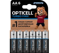 Батарейки OPTICELL Turbo Max AA 6 шт 6053005